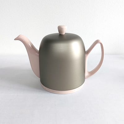 Teekanne-Degrenne-rosa-bronze