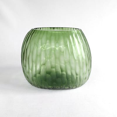 Vase-Guaxs-Clemente-round-clear-green